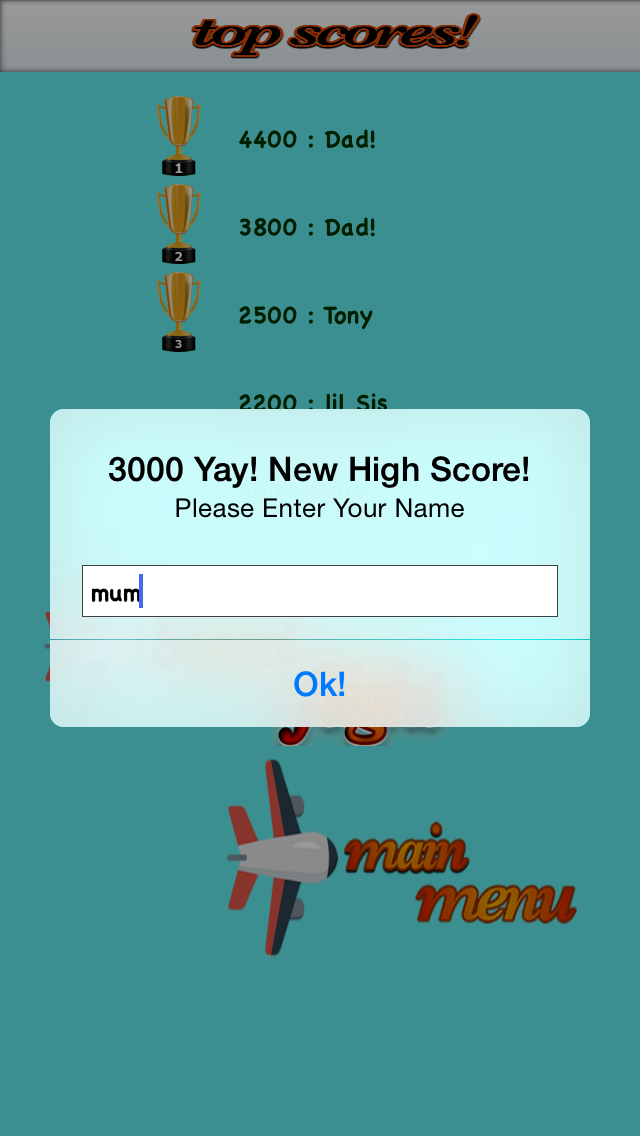 mum scored!