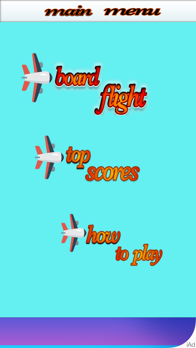 main menu